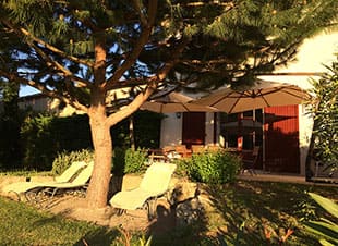 Terraza de la Posada Bacchus