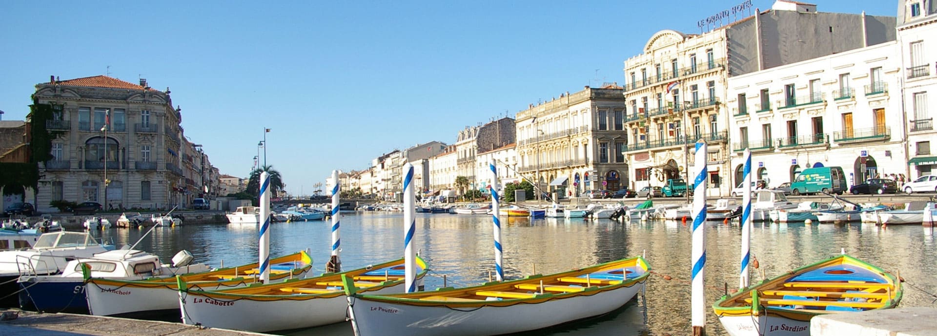 Sète, station balnéaire située dans le département de Hérault